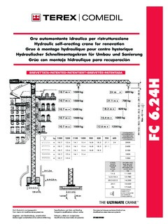 Terex Comedil FC 6.24H Specifications