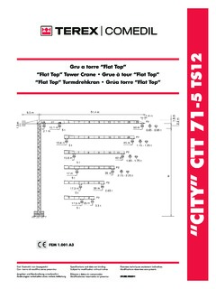 Terex Comedil CTT 71-5 TS12 Specifications
