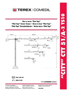 Terex Comedil CTT 51/A-2 TS10 Specifications