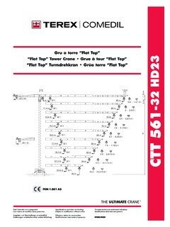 Terex Comedil CTT 561-32 HD23 Specifications