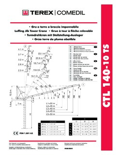 Terex Comedil CTL 140-10 TS Specifications
