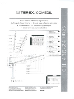 Terex Comedil CTL 430-24 HD23 Specifications