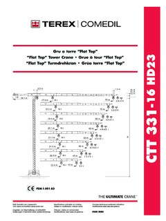 Flat Top Terex Comedil Specifications CraneMarket