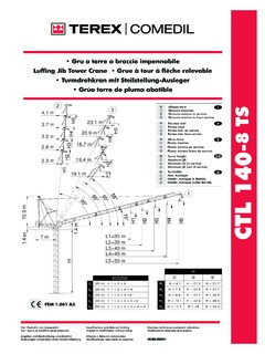 Terex Comedil CTL 140-8 TS Specifications