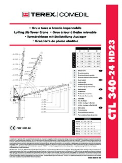 Terex Comedil CTL 340-24 HD23 Specifications
