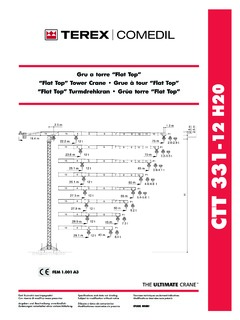 Terex Comedil CTT 331-12 H20 Specifications