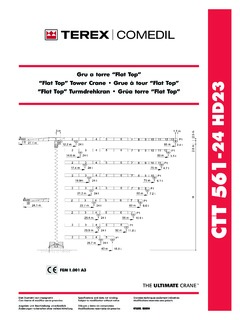 Terex Comedil CTT 561-24 HD23 Specifications