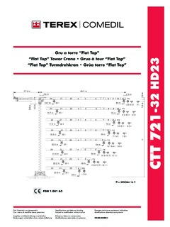 Terex Comedil CTT 721-32 HD23 Specifications