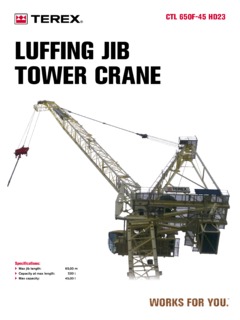 Terex CTL 650F-45 HD23 Specifications