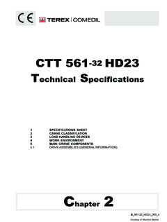 Terex Comedil CTT 561-32 HD23 Specifications