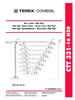 Terex Comedil CTT 331-16 H20 Specifications