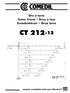 Terex Comedil CT 212-12 Specifications