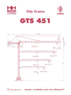 Terex Comedil GTS 451 Specifications