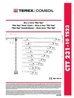 Terex Comedil CTT 231-10 TS23 Specifications