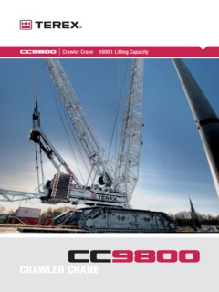 Terex CC 9800 Specifications
