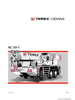 Terex Demag AC 50-1 Specifications