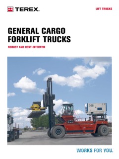 Terex FDC 520 Specifications