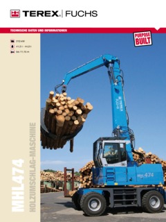 Terex Fuchs MHL 474 Specifications