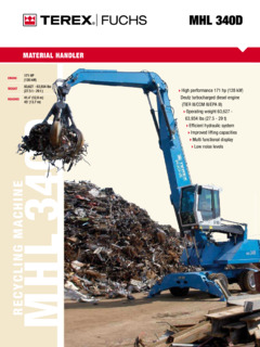 Terex Fuchs MHL 340 D Specifications