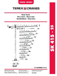 Terex Peiner SK 415-25 Specifications
