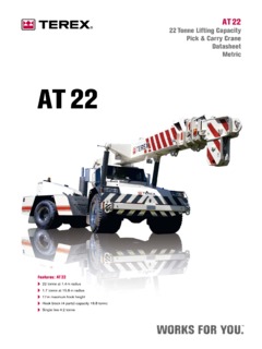 Terex AT 22 Specifications
