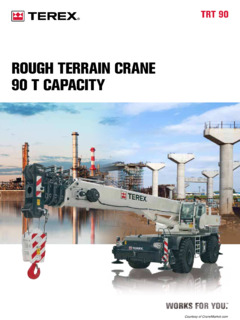 Terex TRT 90 Specifications