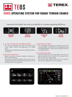 Terex TRT 35 Specifications