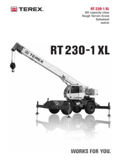 Terex RT 230-1 XL Specifications