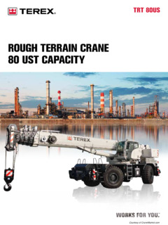 Terex TRT 80US Specifications