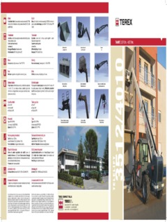 Terex TELELIFT 4010 Specifications