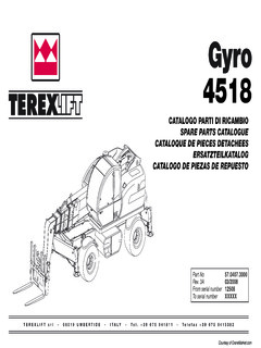 Terex Gyro 4518 Specifications