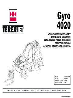 Terex Gyro 4020 Specifications