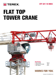 Terex CTT 321-16 HD23 Specifications