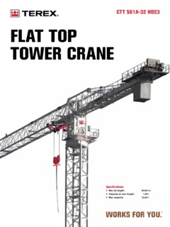 Terex CTT 561A-32 HD23 Specifications