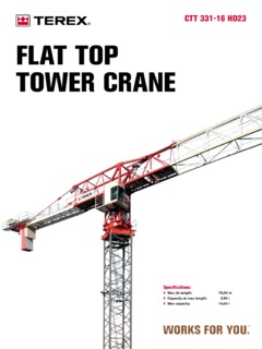 Terex CTT 331-16 HD23 Specifications