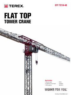 Terex CTT 721B-40 Specifications