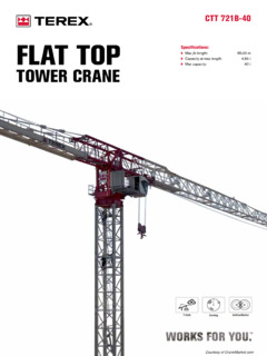 Terex CTT 721B-40 Specifications
