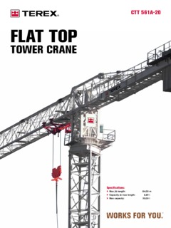 Terex CTT 561A-20 Specifications