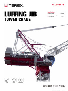 Terex CTL 260A-18 Specifications