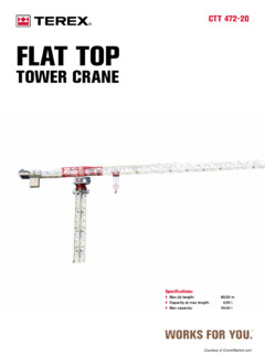 Terex CTT 472-20 Specifications