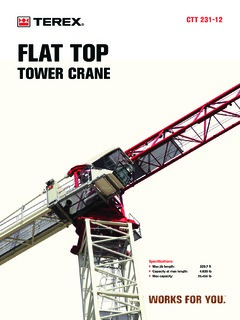 Terex CTT 231-12 Specifications