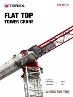 Terex CTT 231-12 Specifications
