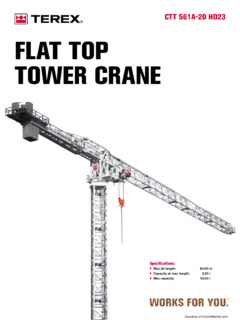 Terex CTT 561A-20 HD23 Specifications