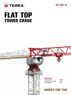 Terex CTT 332-16 Specifications