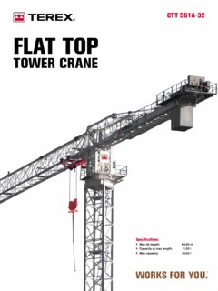 Terex CTT 561A-32 Specifications