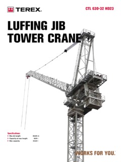 Terex CTL 630-32 HD23 Specifications