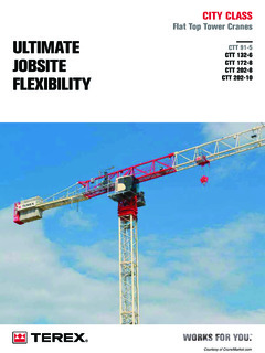 Terex CTT 172-8 Specifications