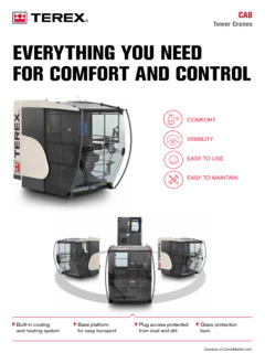 Terex CTT 172-8 Specifications