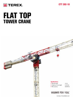 Terex CTT 202-10 Specifications