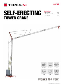 Terex CSE 40 Specifications